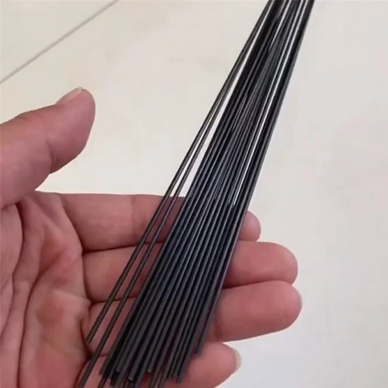 10pcs Small Size Carbon Fiber Rods 0.5/0.6/0.7/0.8/0.9/1/1.2/1.3/1.5/1.6/1.8/2mm for RC Plane Quadcopter Arm Manual Model 500mm