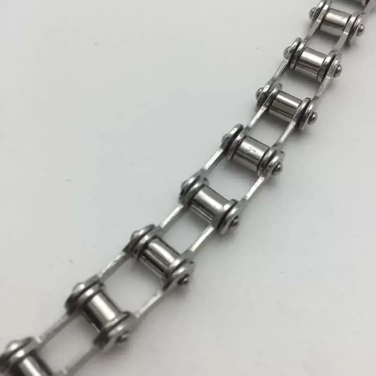 Stainless Steel Bicycle Chain Bracelet Men's and Women's Hip Hop Rock Bracelet Cyclist Competition Leisure Sports Party Jewelry