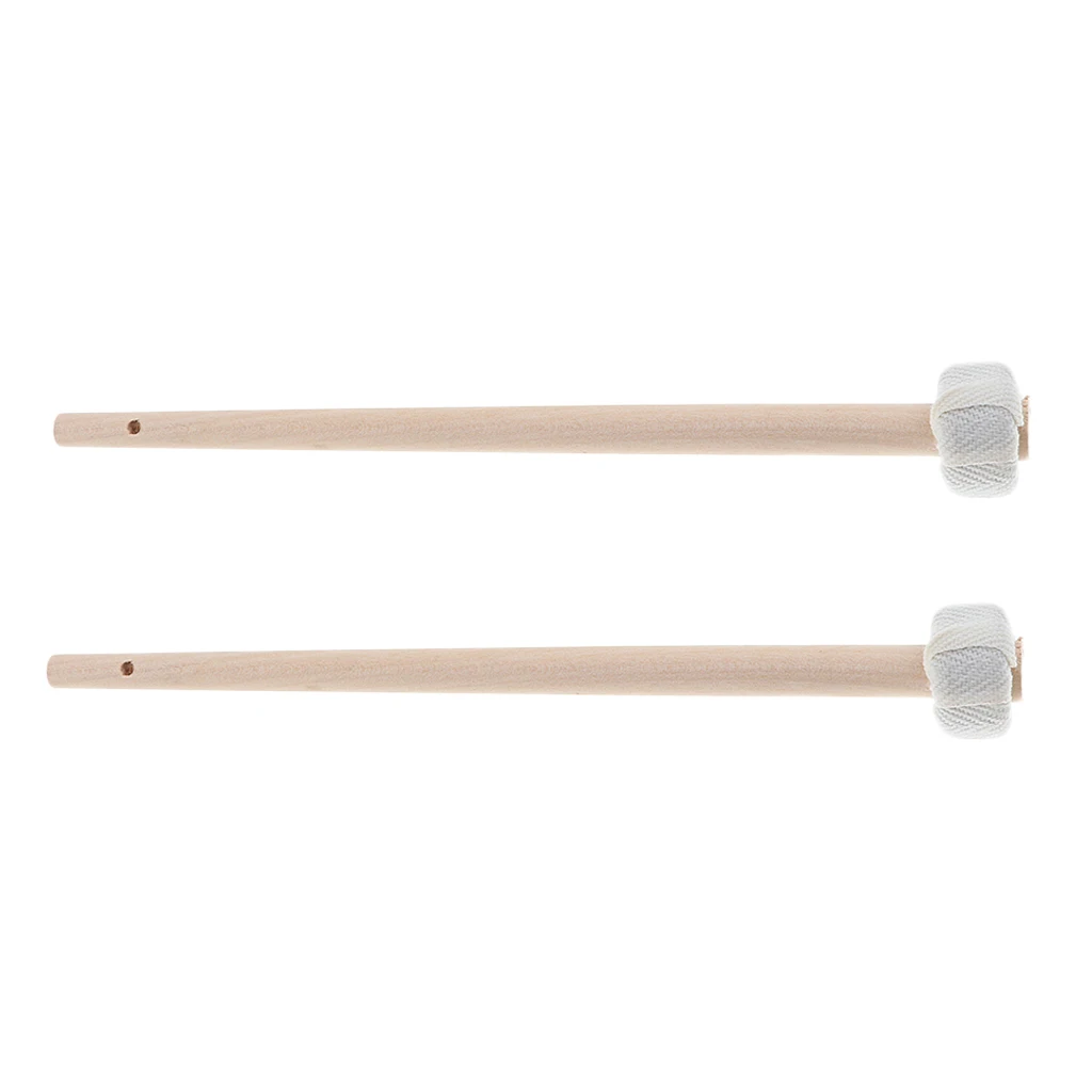 1 Pair Wood Chinese Gong Mallets Sticks Percussion Parts, 25cm/9.84inch