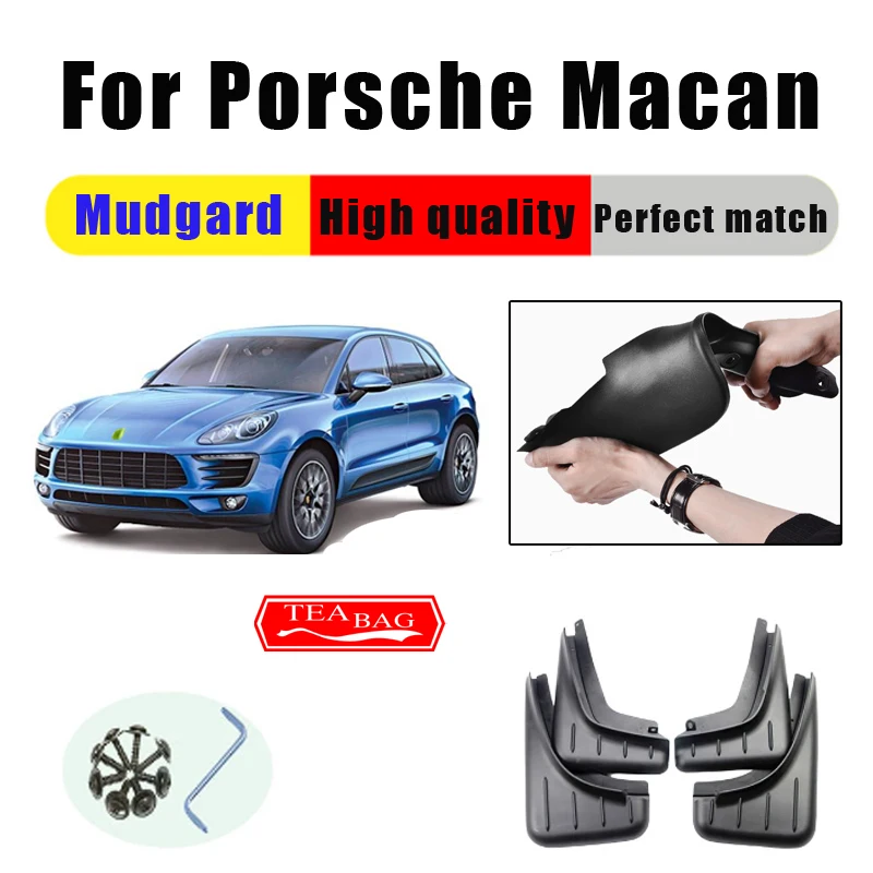 

Mud Flaps For Porsche Macan 2014-2020 Mudguards Fenders Splash Guards Car Accessories Auto Styline 4 PCS