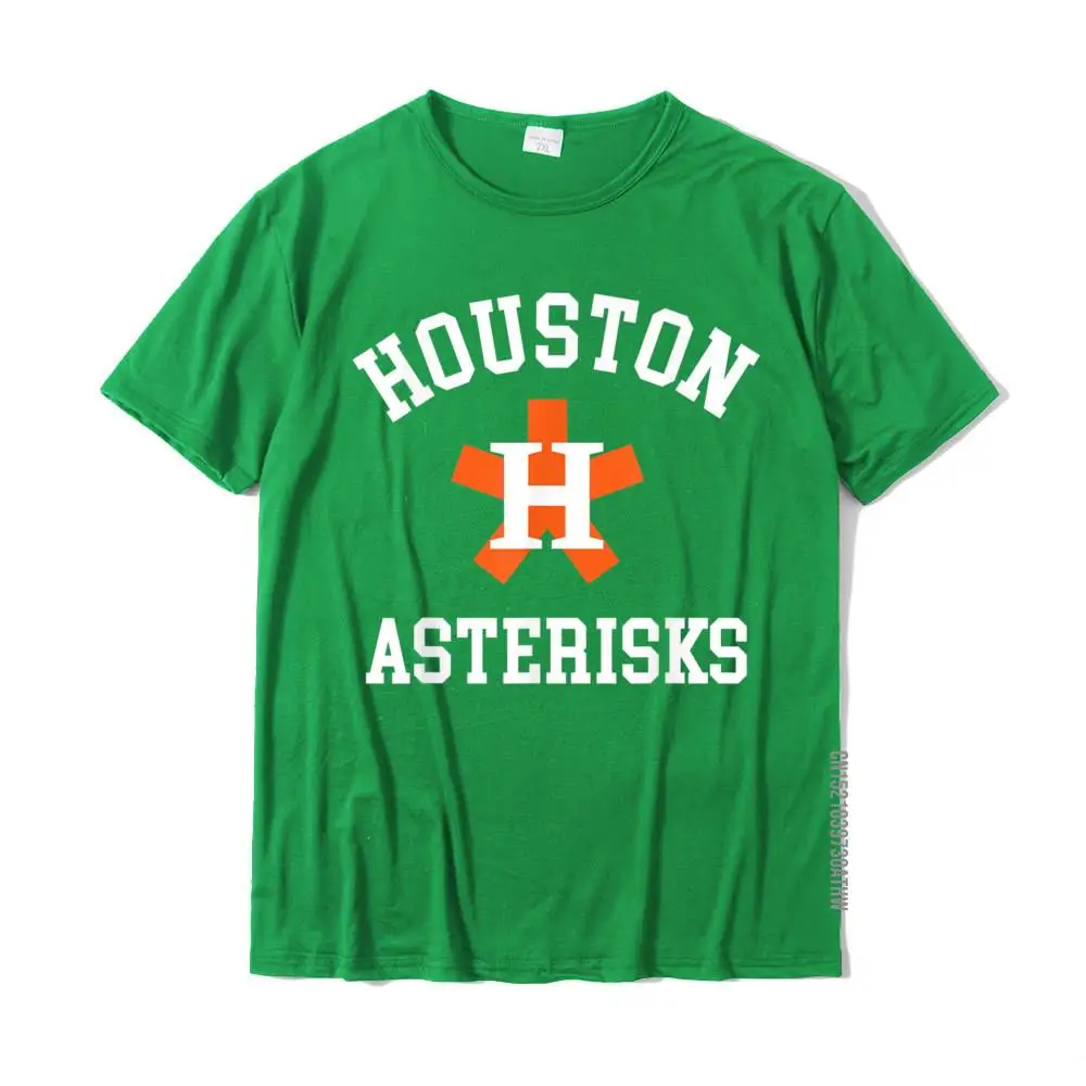 Houston Asterisks Funny Cheaters Cheated Houston Trashtros T-Shirt Top T-Shirts Tops Shirt Plain Cotton Classic Printed Men