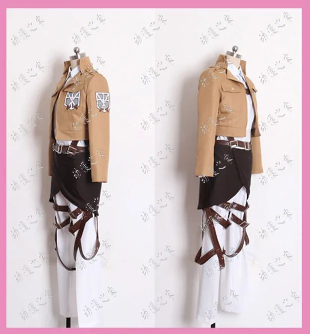 Attack On Titan Eren Jaeger Japanese Anime Shingeki No Kyojin Recon Corps Harness Belts Hookshot Cosplay Costume Adjustable Belt