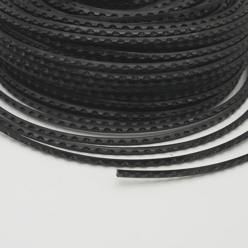 3MM X 50M Brushcutter Trimmer  Rope Saw Line Fit For Brush Cutter Grass Strimmer Nylon Square Sawtooth Rope Spare Parts