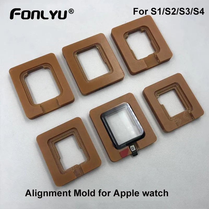 Alignment Mould for Apple Watch 42/38/40/44mm S1 S2/3 S4 Front Glass LCD Display touch+glass replacement alignment location mold