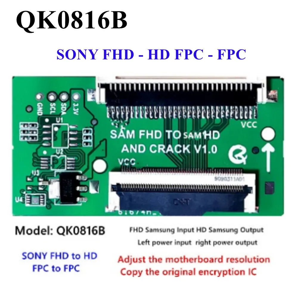 For FHD to HD FPC To FPC LVDS 4K UHD CSOT V1.0 Adapter QK0814A QK0814B QK0815A QK0815B QK0816A QK0816B