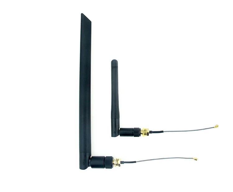 2 Stück externe 2,4-GHz-WLAN-Antenne mit Kabel, U.FL- und IPEX-Anschluss für 2,4-GHz-WLAN- und Bluetooth-Module, inklusive Anschlusskabel. – Detail 3