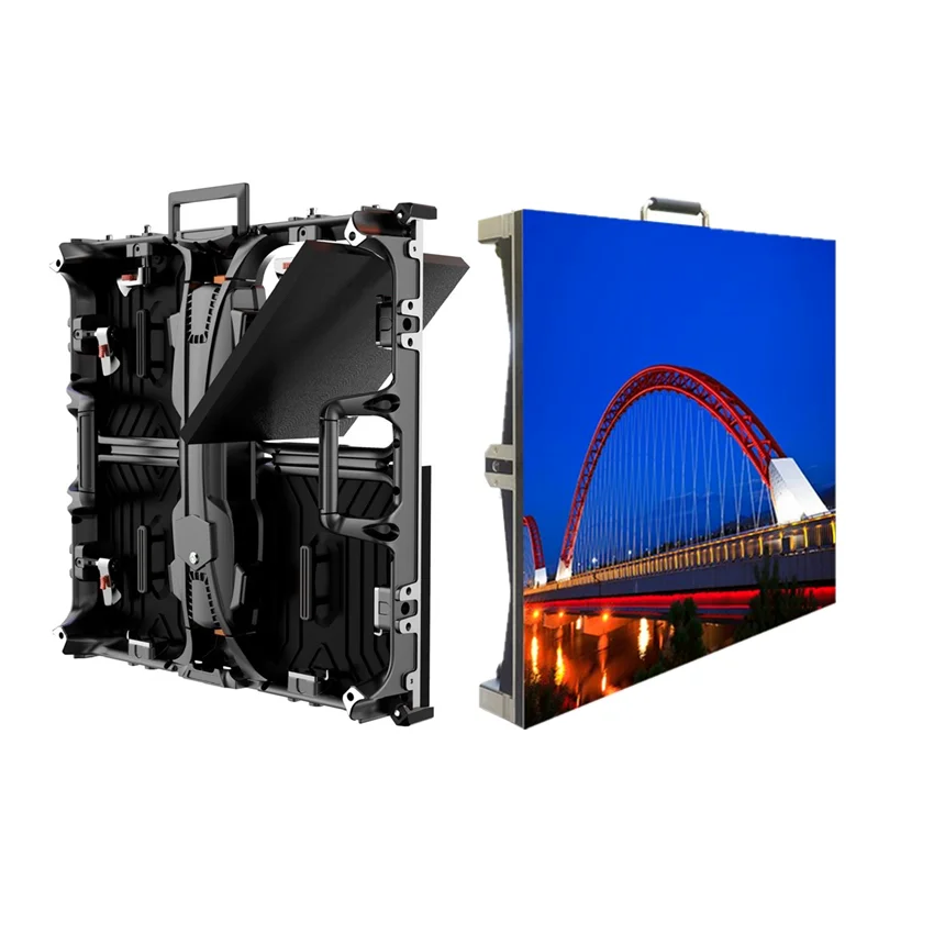 P3.9 Indoor LED Display Panel Full Color 500X500 1/16 Scan Aluminium Die Casting Cabinet  Big Video Wall