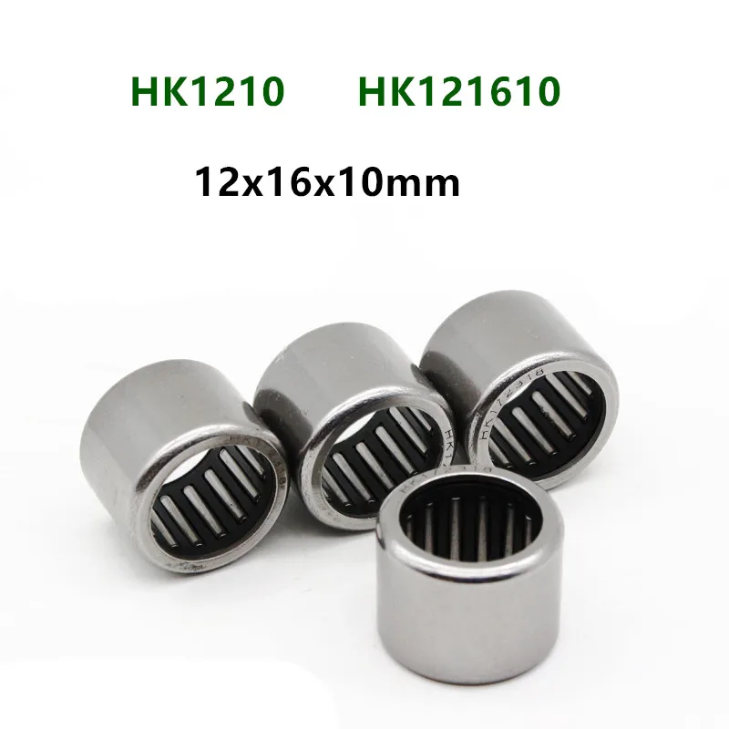 

100 шт. игольчатые подшипники HK1210 HK121610 12*16*10 мм, Миниатюрные игольчатые подшипники 12x16x10 мм