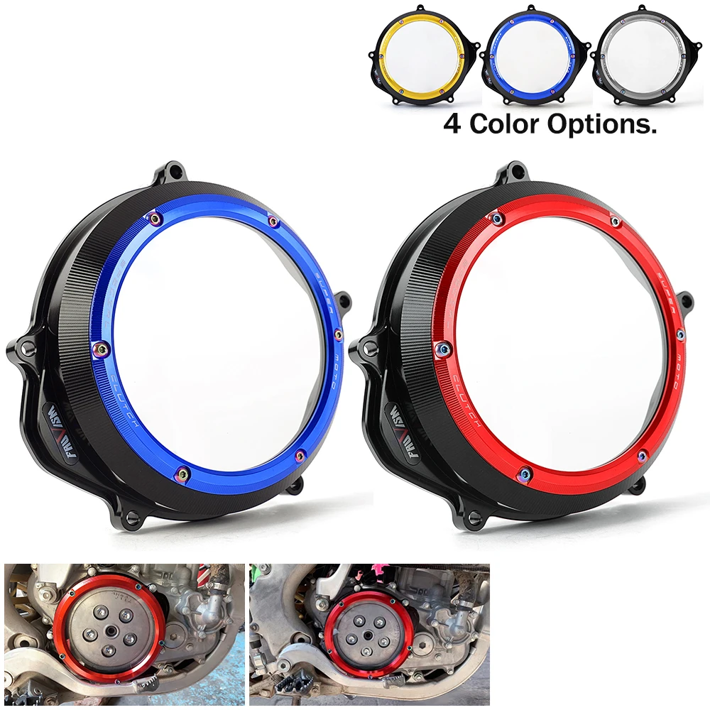 2009-2016 For Honda CRF450R Engine Clutch Protector Guard CRF 450R CRF 450 R 2010 2011 2012 2013 2014 2015 Clear Clutch Cover