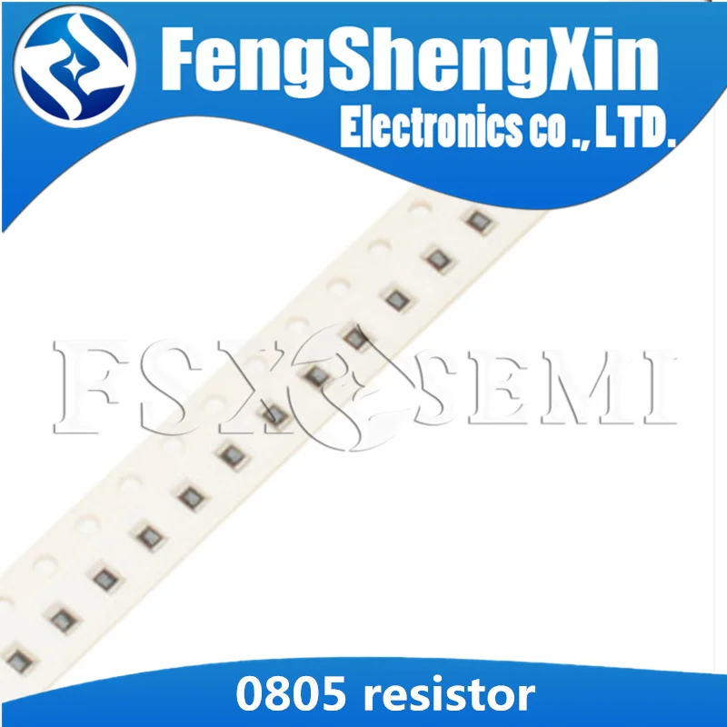 100pcs/lot 1% Resistors 0805 SMD resistor 0R ~10M 1/8W 0 1 10 100 150 220 330 ohm 1K 2.2K 10K 100K 0R 1R 10R 100R 150R 220R 330R