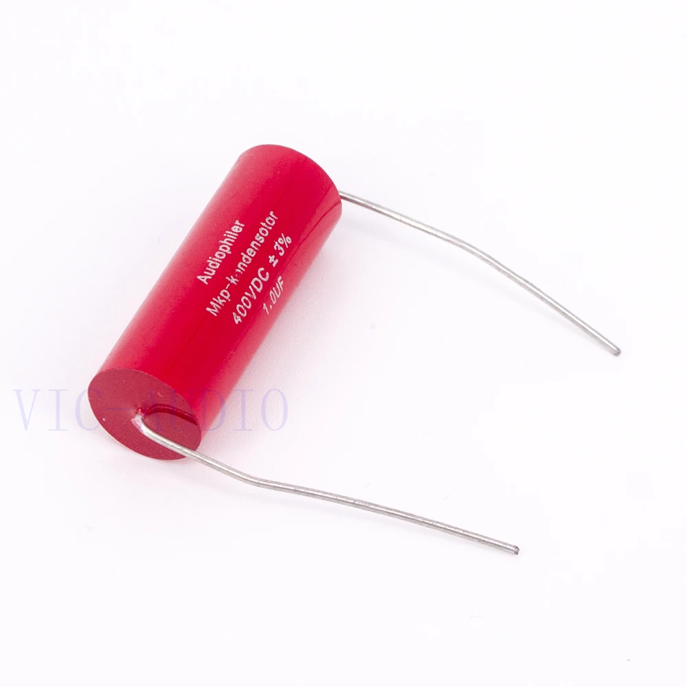 Audiophiler-Mkp 커패시터 1.0uf 400V DC 3% HIFI 발열 무전기 커패시터 오디오 커패시터 커플 링 주파수 분할, 1.0 미크로포맷