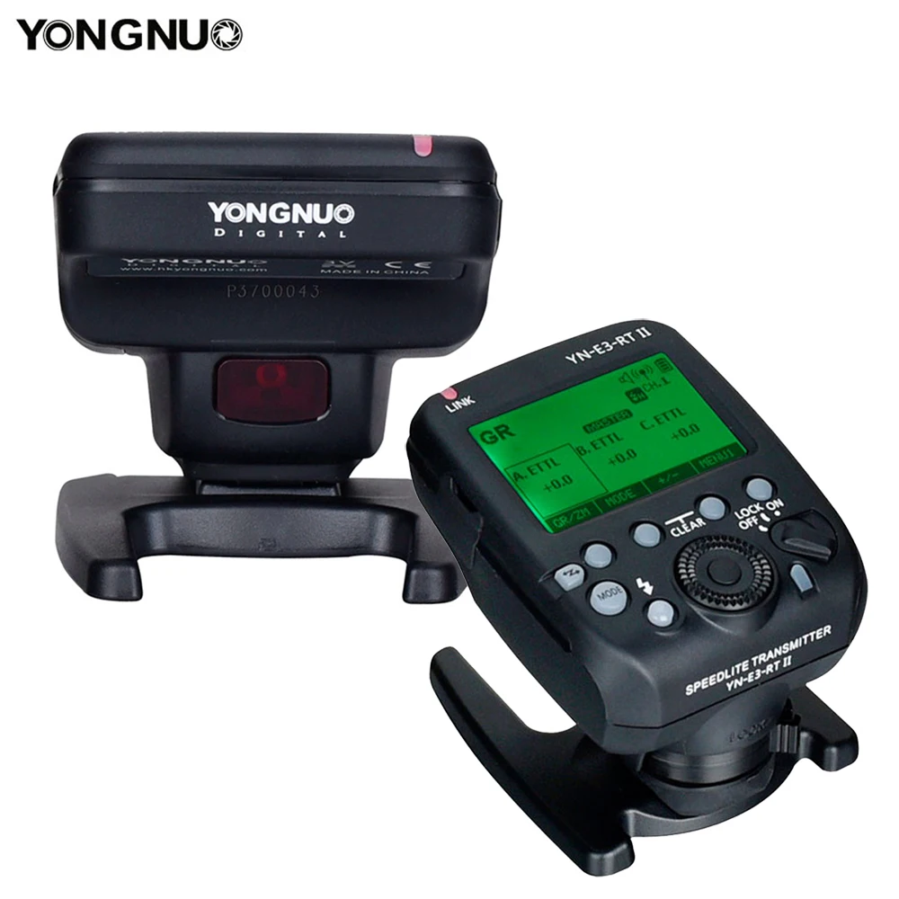 

YONGNUO YN-E3-RT II 2.4G TTL HSS Flash Trigger Speedlite Transmitter for Camera Canon ST-E3-RT 600EX-RT YN968EX-RT YN600EX-RTII