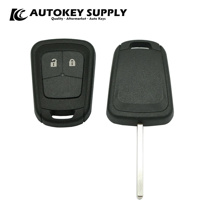 

For Chevrolet 2 Buttons Remote Key Shell Without Logo Autokeysupply AKGMS275