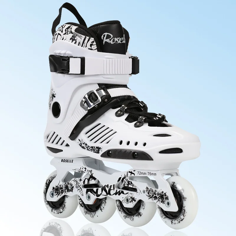 Adult Roller Skating Shoes Inline Skates Sliding Free Skate Patins Professional Slalom Size 36-44 Women Men Roller Skates