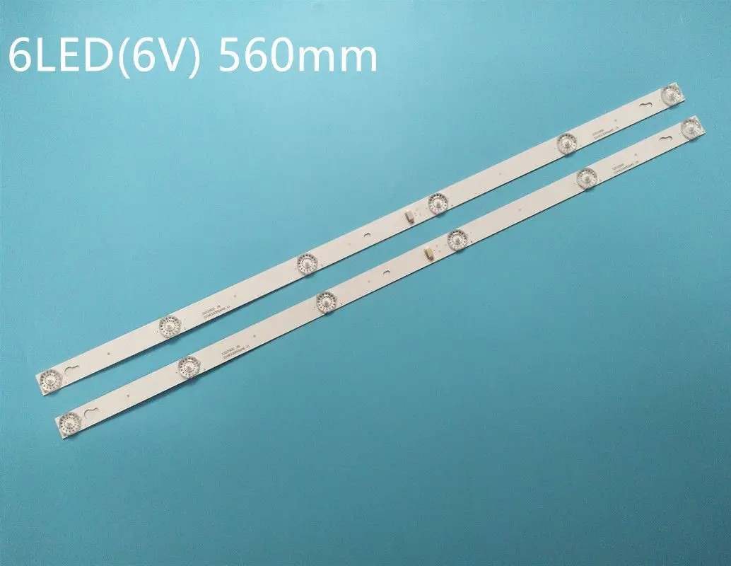 20Pieces/lot FOR TLC L32P1A D32A810 L32P2D32A810/L32F1B 4C-LB3206-HR07 32HR330M06A5 V5 6LEDS 56CM 100%NEW