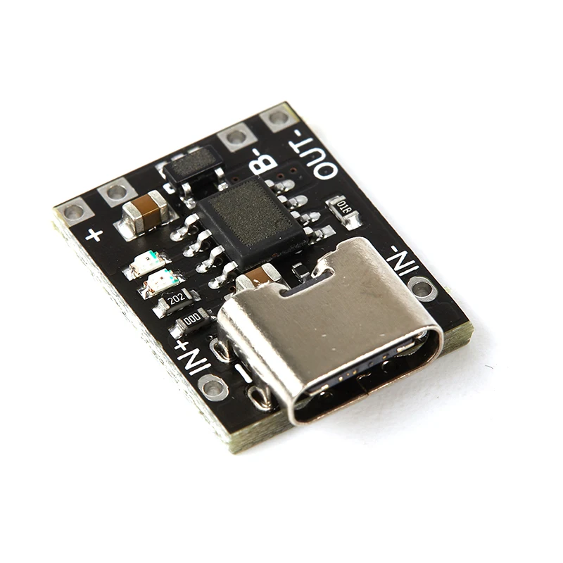 1PCS 5V 1A Micro USB 18650 type-c Lithium Battery Charging Board Charger Module+Protection Dual Functions TP4056 18650