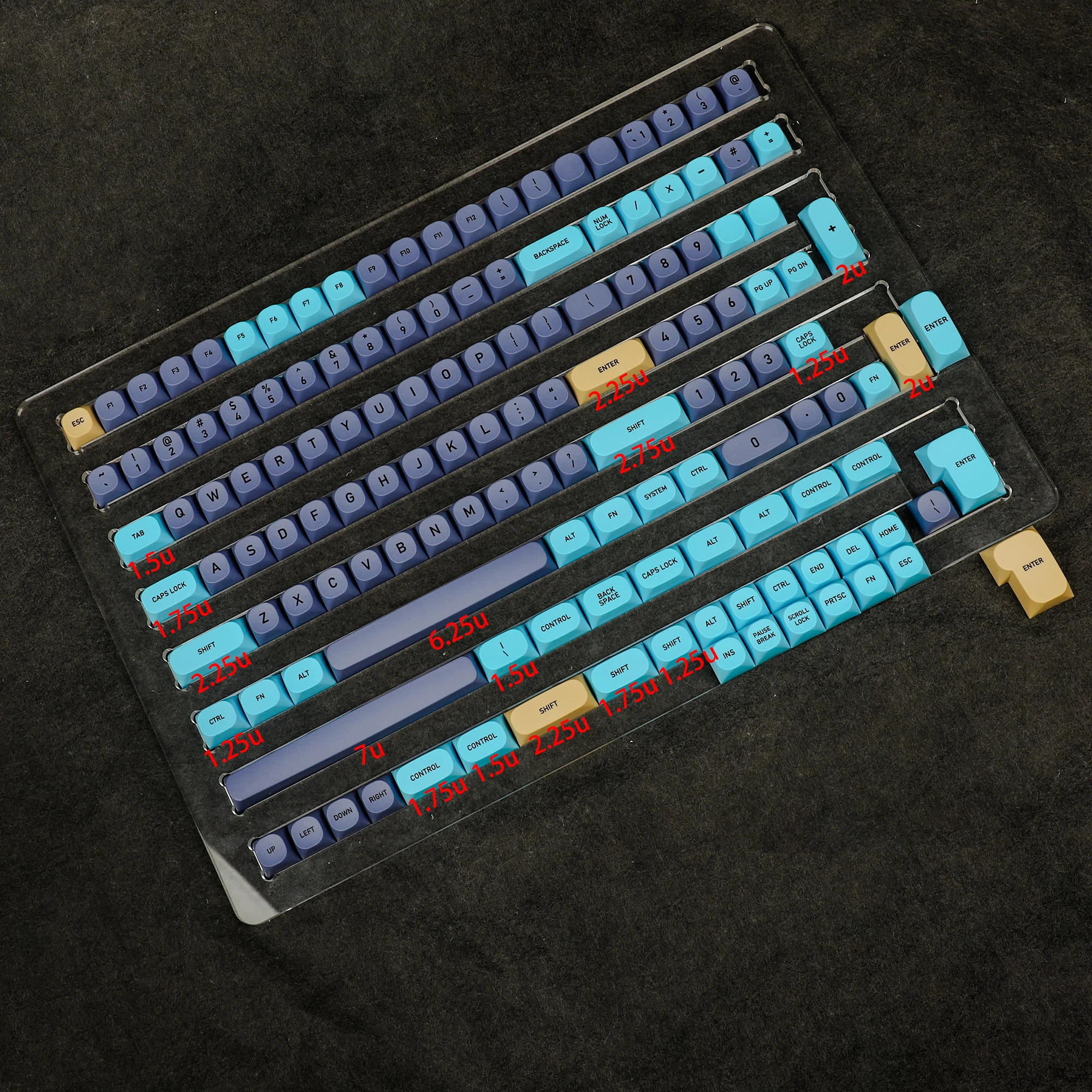 Imagem -02 - Corante Sub Ansi Iso Pbt Keycap para mx Teclado Mecânico Filco 104 Tkl 61 Kbd75 Kira96 Ymd96 Gk64 68 Id80 142 76 ma