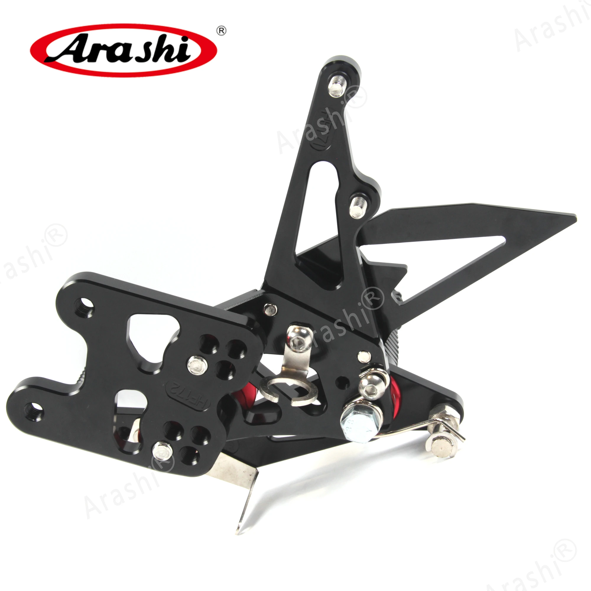 Arashi GSXR 1000 K7 K8 Rider Rearset Adjustable Footrests Foot Pegs For SUZUKI GSXR1000 GSX-R 1000 2007 2008 CNC Motorcycle