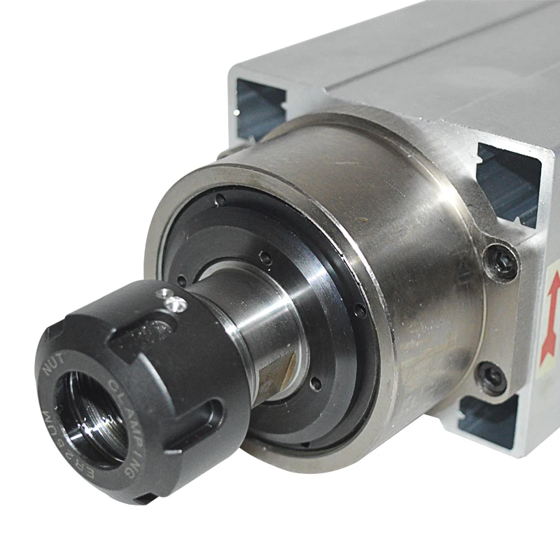 Air cooled high speed motor spindle ER25 3.5kw square air cooled spindle motor engraving machine accessories 220/380V 1PC