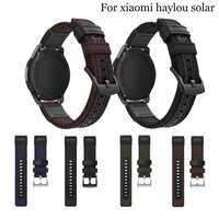 Canvas strap For Haylou Solar LS05 Smart Watch Band Replaceable Wrist Bracelet For Xiaomi Haylou Solar Correa watchband