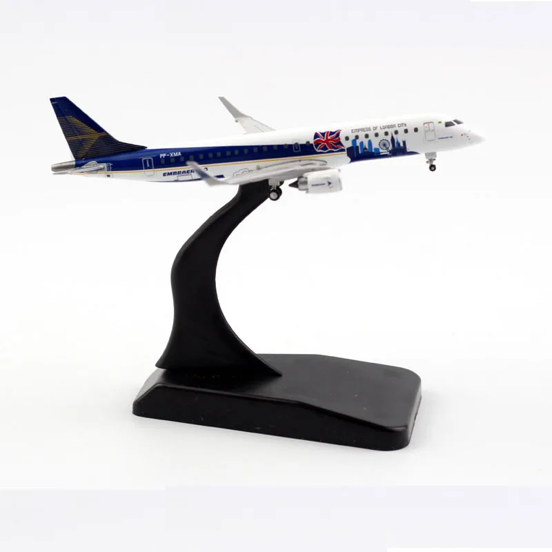 1:400 Scale Embraer Airways Emb-190 Airlines Model with Base Alloy Aircraft For Collectible Souvenir Show Gift Toys