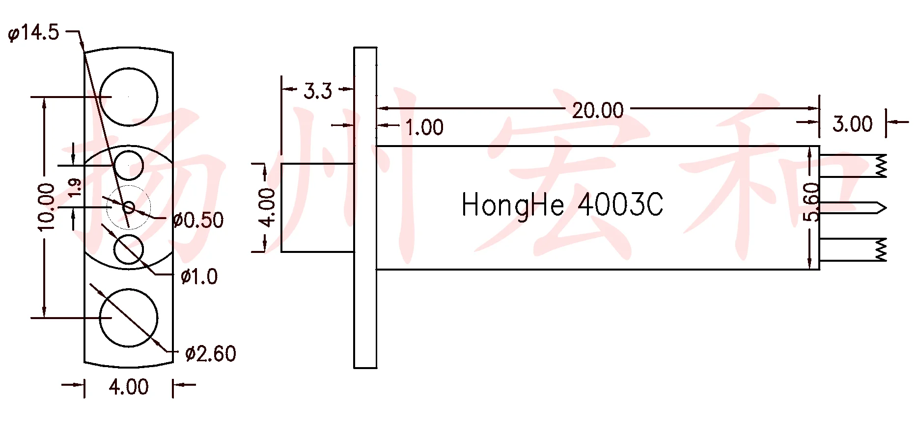 4003C RF тесты головы M-V-E1982-3.8 коготь pin шаг 1,9 MMCX высокая частота 0560-380-B2H