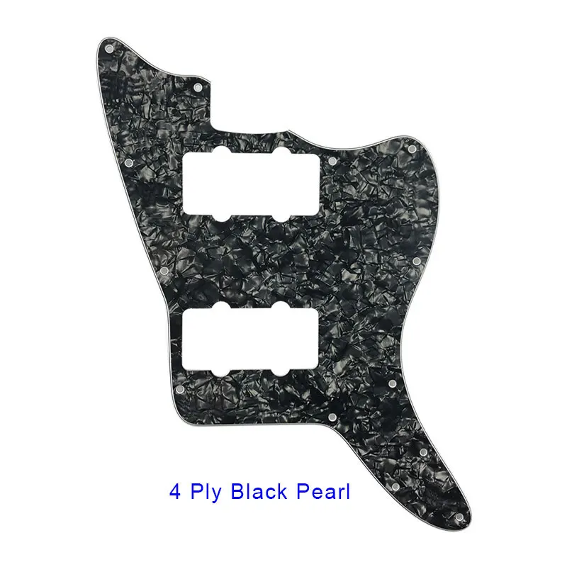 Xinyue personalizado pickguard-para eua 13 buracos parafusos jazzmaster guitarra elétrica pickguard em branco com 2 captadores substituição