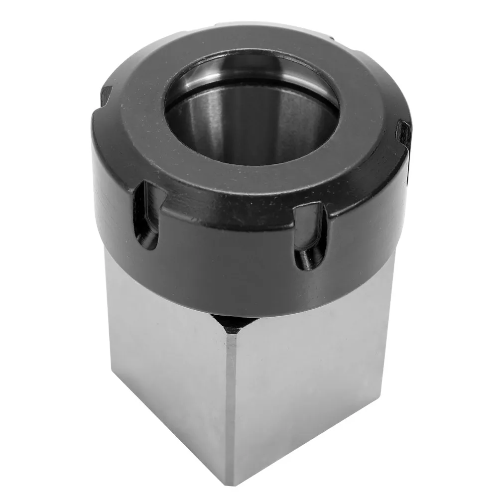 

ER40 Square Collet Chuck Block Holder CNC Tool Hard Steel For Lathe Engraving Machine Hole Drilling