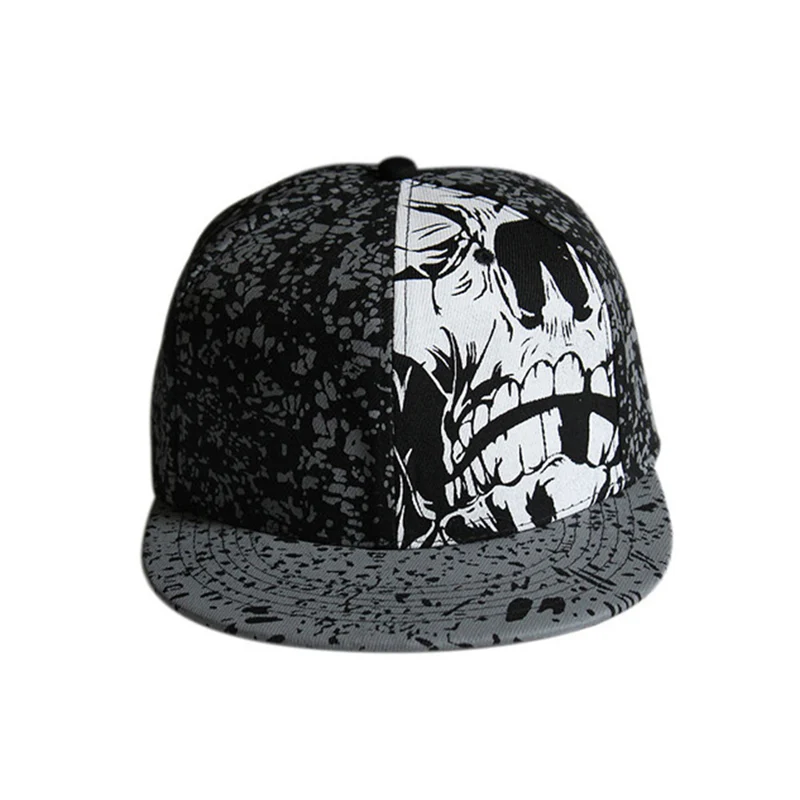 Męskie czapki damskie do koszykówki pełne zamknięcie Hip Hop czaszka nowe mody Snapback płaskie rondo Bill Unisex sport czapka z daszkiem Gorras