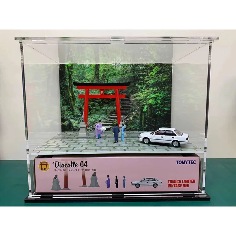 

TLV TOMYTEC масштаб 1/64, сцена Тории, сделай сам, акриловая коробка для дисплея, украшение для взрослых, подарочная коллекция, статическое расписание, игрушки для мальчиков