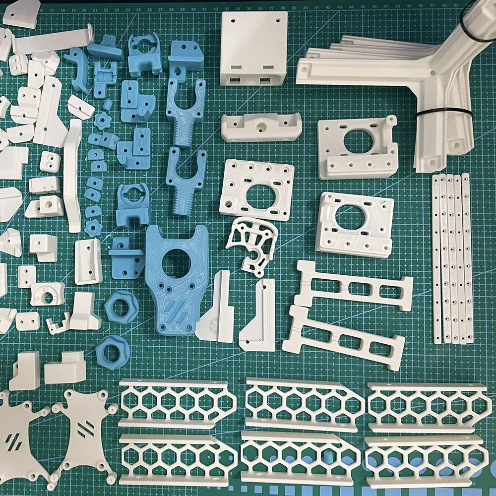 3d printer V0.1 printed kit 3d printer printed parts V0.1 full kit direct extruder verison E-sun ABS+ For Voron 0.1 Parts