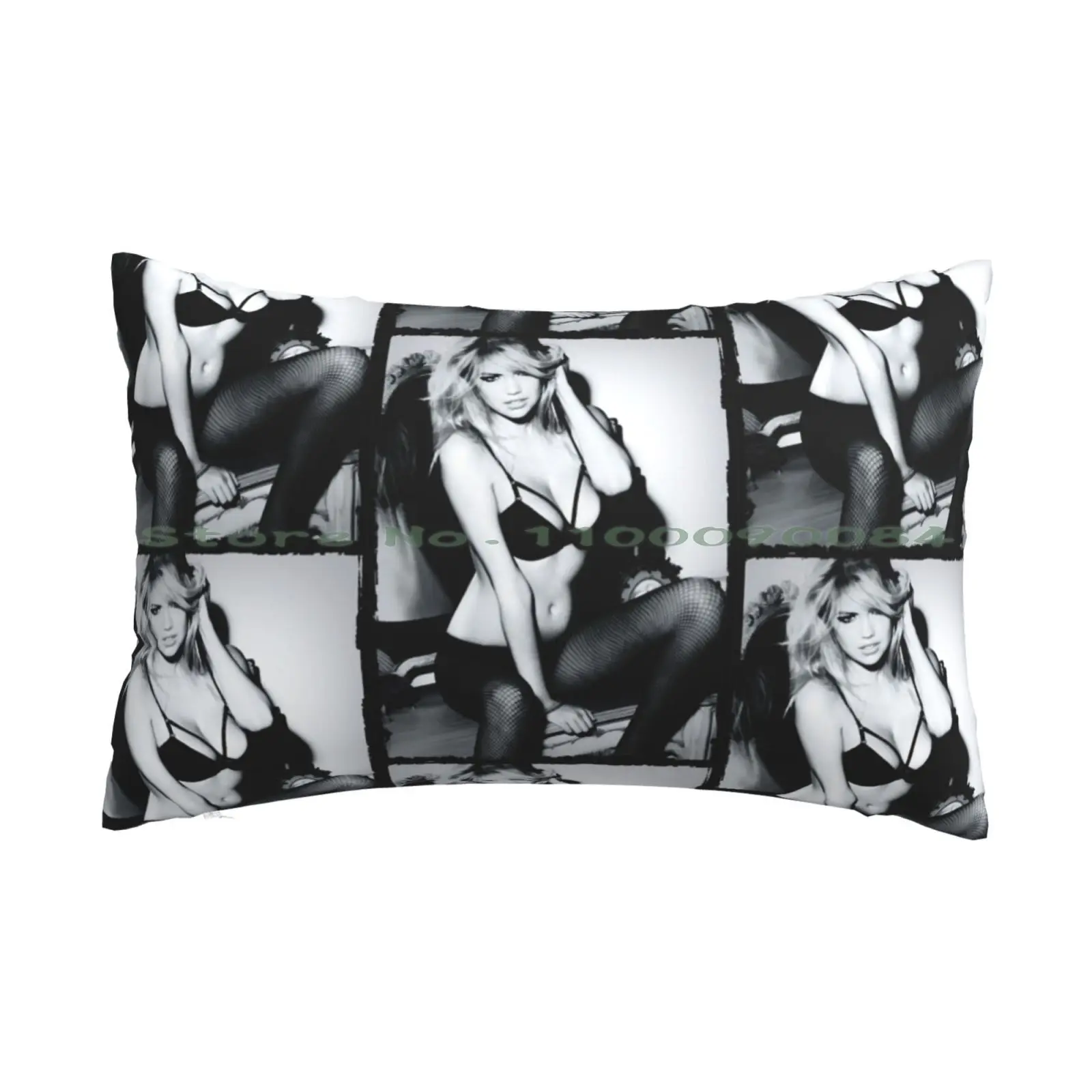 Kate Upton Fishnets Pillow Case 20x30 50*75 Sofa Bedroom Erotic Dance Sasha Grey Xvideo Faketaxis Mia Sexy Girl Woman Rileys