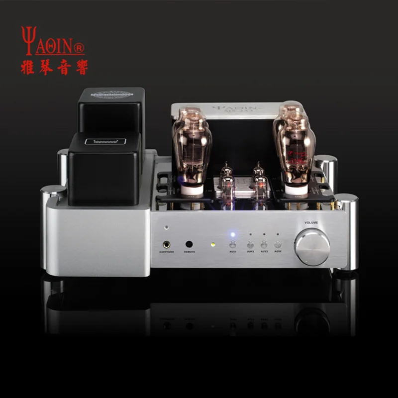 

YAQIN MS-2A3 New Version Vacuum Tube class AB1 Power Amplifier 2A3Cx4 SRPP Circuit 2x10W 110V/220V Home Power Amplifier