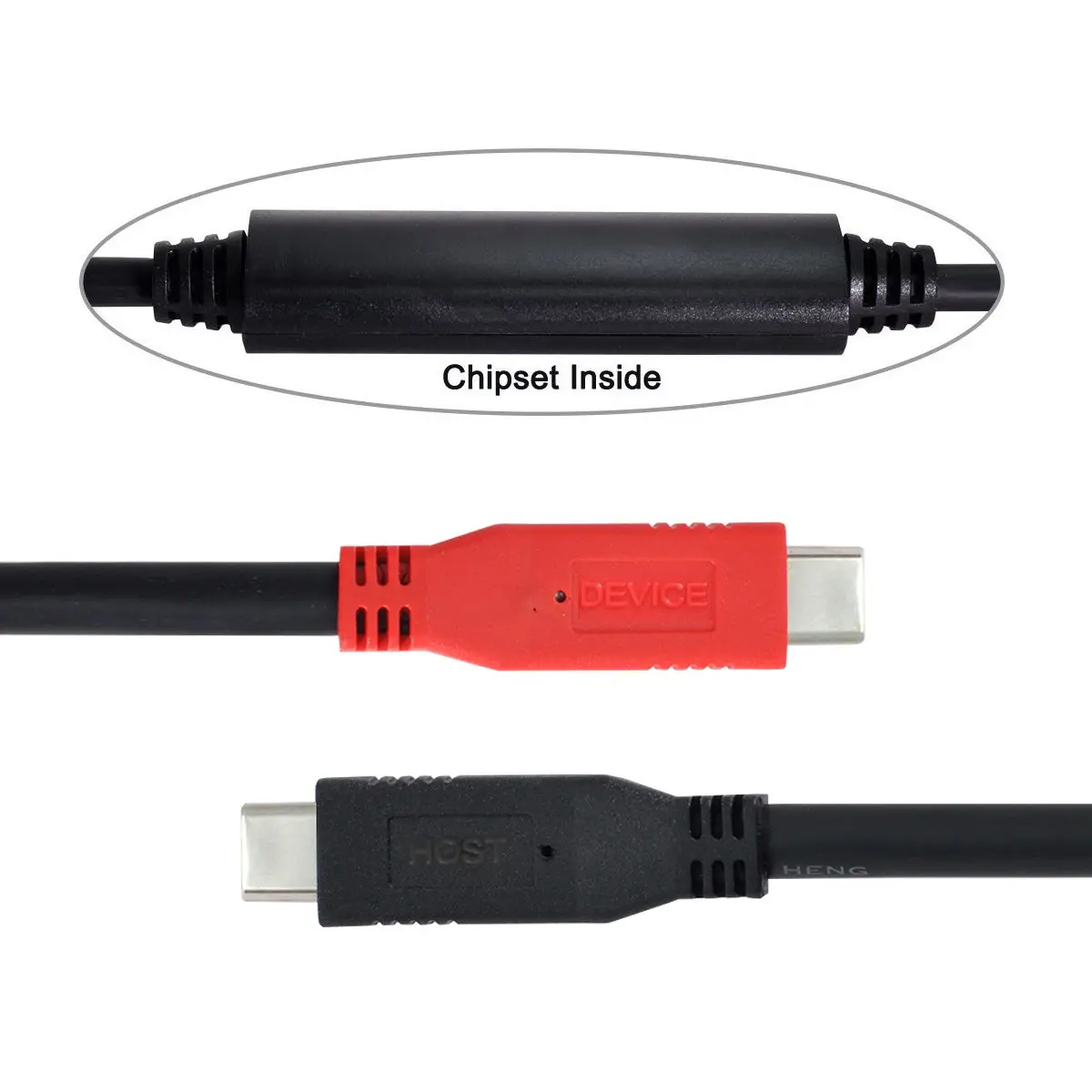 

Cablecc 8m USB-C Type-C на USB-C 5 Гбит/с Gen1, ретранслятор чипсета, кабель для передачи данных, односторонняя передача данных для промышленных камер и ноутбуков