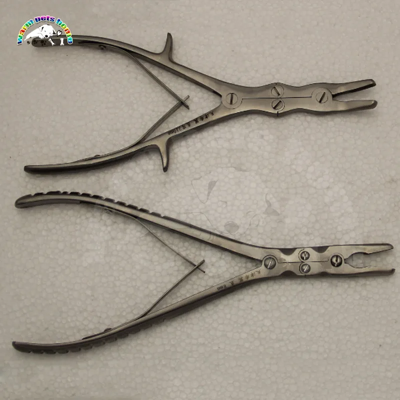 Double Action Bone Rongeur Stainless Steel Double Jointed Rongeur 180mm 240mm Orthopedics Instruments Veterinary