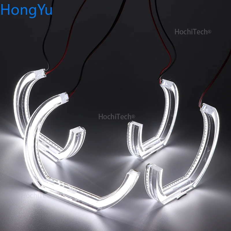 For BMW X5 E70 X5M X6 E71 E72 X6M 2008 2009 2010 2011-2014 Excellent DTM M4 Style led Angel Eyes kit rings Ultra bright DRL
