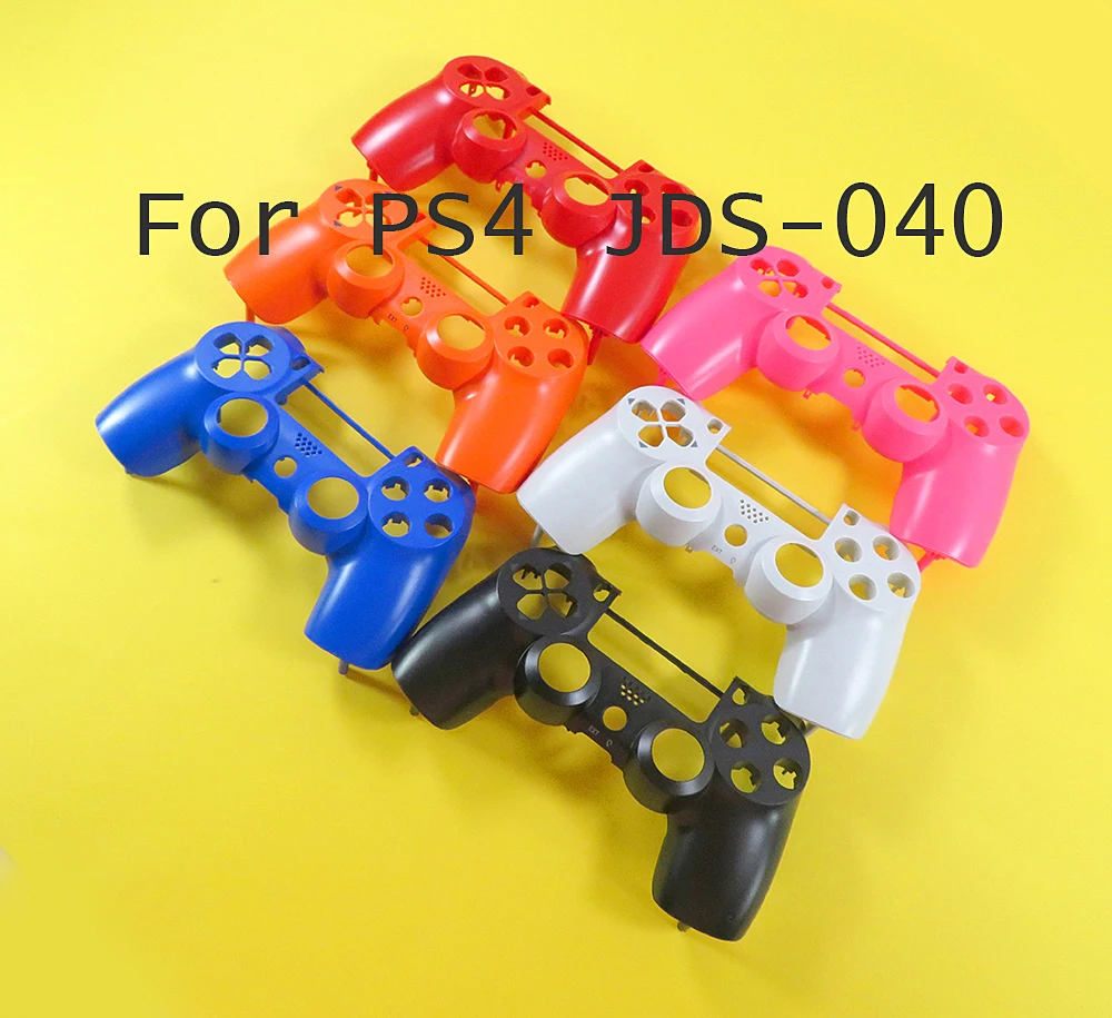 

40pcs JDS-040 For PlayStation 4 Top Case Shell Front Cover Faceplate Replace with Soft Touch Finish For PS4 Games Controller