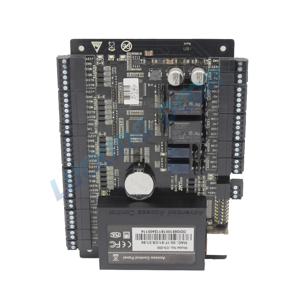 Kit de control de puerta múltiple KR100E, Panel de Control de acceso de puerta basado en IP, comunicación TCP/IP RS485, Control de acceso avanzado Wiegand 26