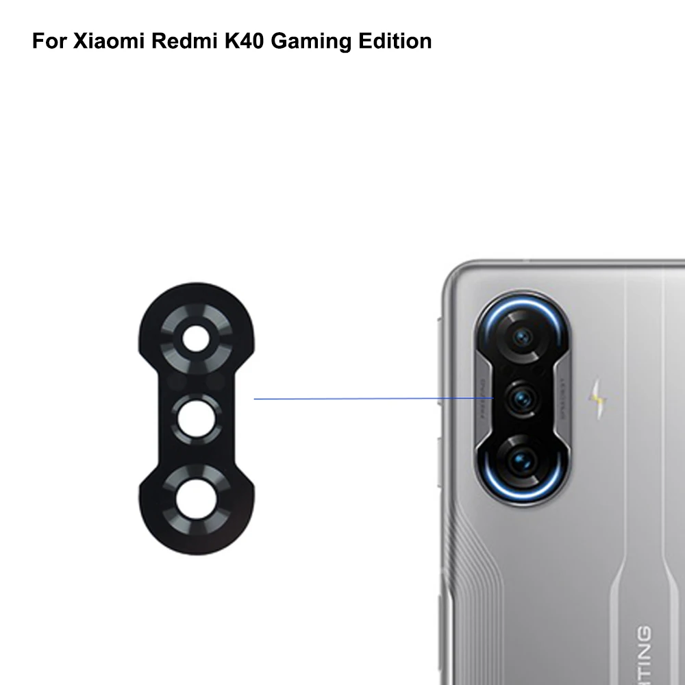 

Высококачественная Задняя стеклянная линза для Xiaomi Redmi K40 Gaming Edition, подходит для Xiao mi Redmi K 40, запасные части