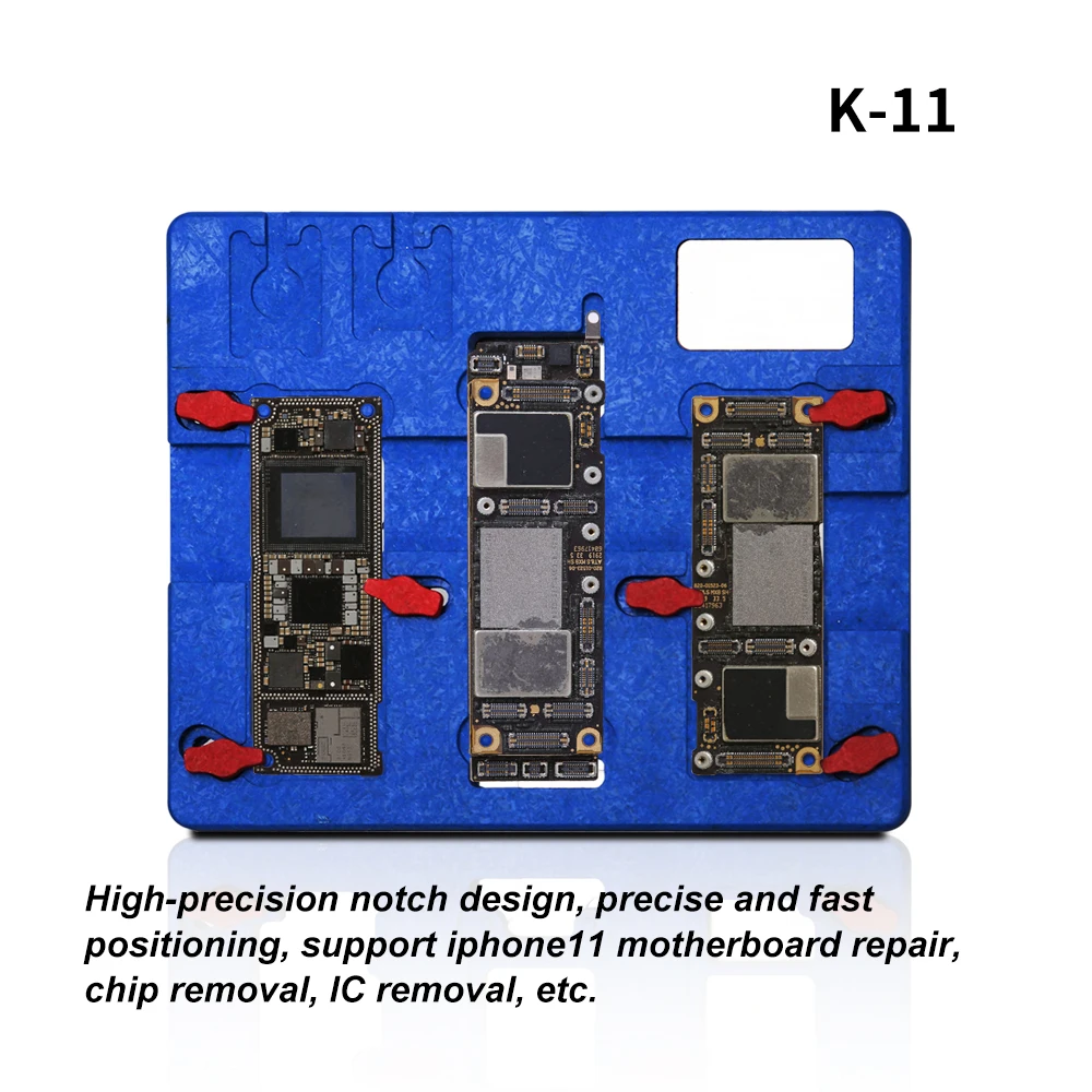 PCB Holder Motherboard Holder Fixture For iPhone11/11Pro/11Promax IC Glue removal CPU Micro Soldering Repair Fix Tool