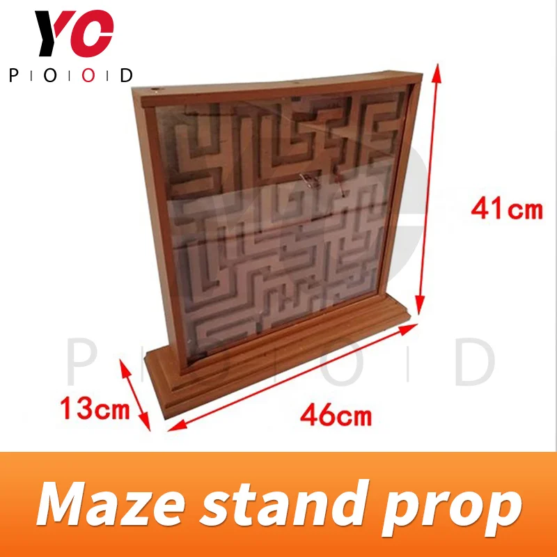 Escape room game Maze stand prop walk the maze in both size to unlock the door adventure game