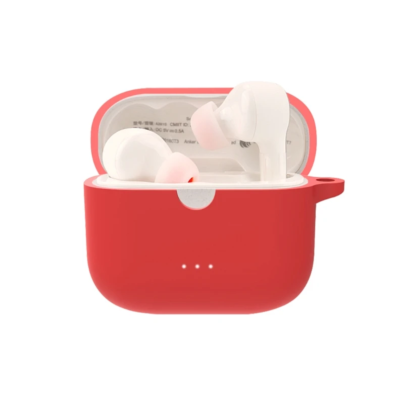 Capa protetora da pele para-anker-soundcore liberty air 2 earbud caso de carregamento anti-poeira & caso de silicone macio à prova de choque