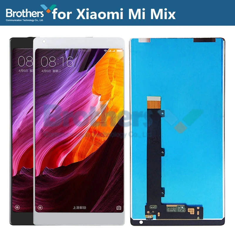 LCD Screen For Xiaomi Mi Mix LCD Display Touch Screen Digitizer for Xiaomi Mix LCD Assembly TFT Screen Phone Replacement 6.4''