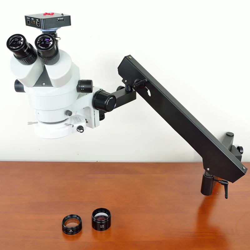 

FYSCOPE 38MP 60spf HDMI Microscope 3.5X-90X STEREO ZOOM SIMUL FOCAL MICROSCOPE +ARTICULATING STAND WITH CLAMP