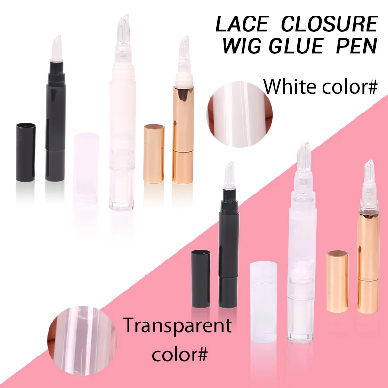 2 Teile/los 5Ml Wasserdichte Spitze Kleber Stift Extra Feuchtigkeit Control Gel Für Haar Starken Halten Spitze Perücke Kleber Stift für Toupet Plussign