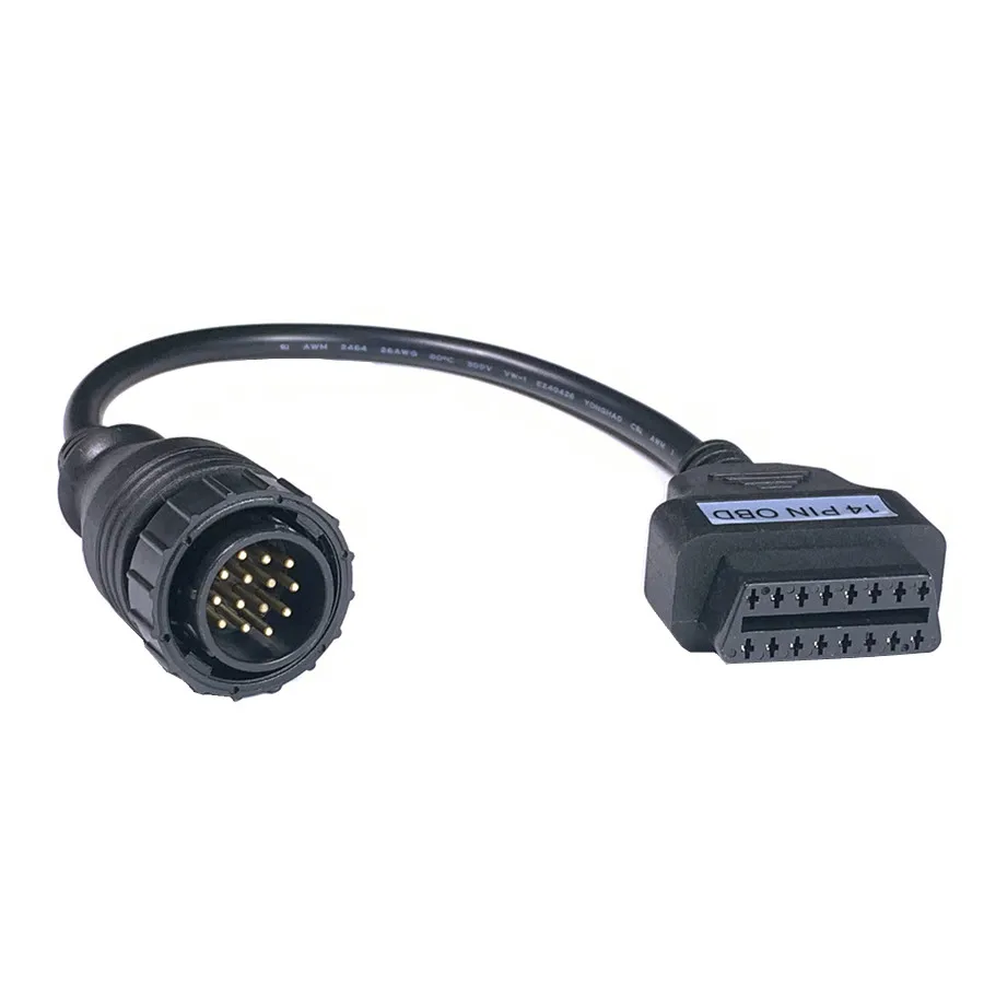 Promocja w niskiej cenie + Full pin Me-r cedes B-E-NZ Sprinter 14pin do 16pin 14 pin do OBDIICAT OBD2 16 pin Adapter