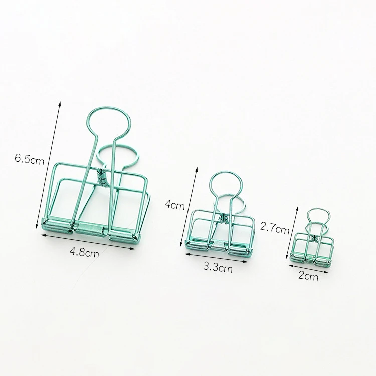 2/5Pcs Mini Schreibwaren Aushöhlen Binder Clips Papier Clips Notizen Notebook Clips DIY Lesezeichen Material Escolar