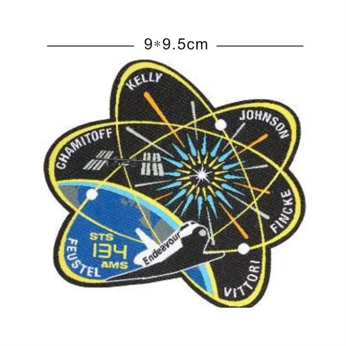 APOLLO Missions Embroidery Patch Astronaut Spacecraft Emblems Collage USA Outdoor Armband Badge Stickers Tactical Patches