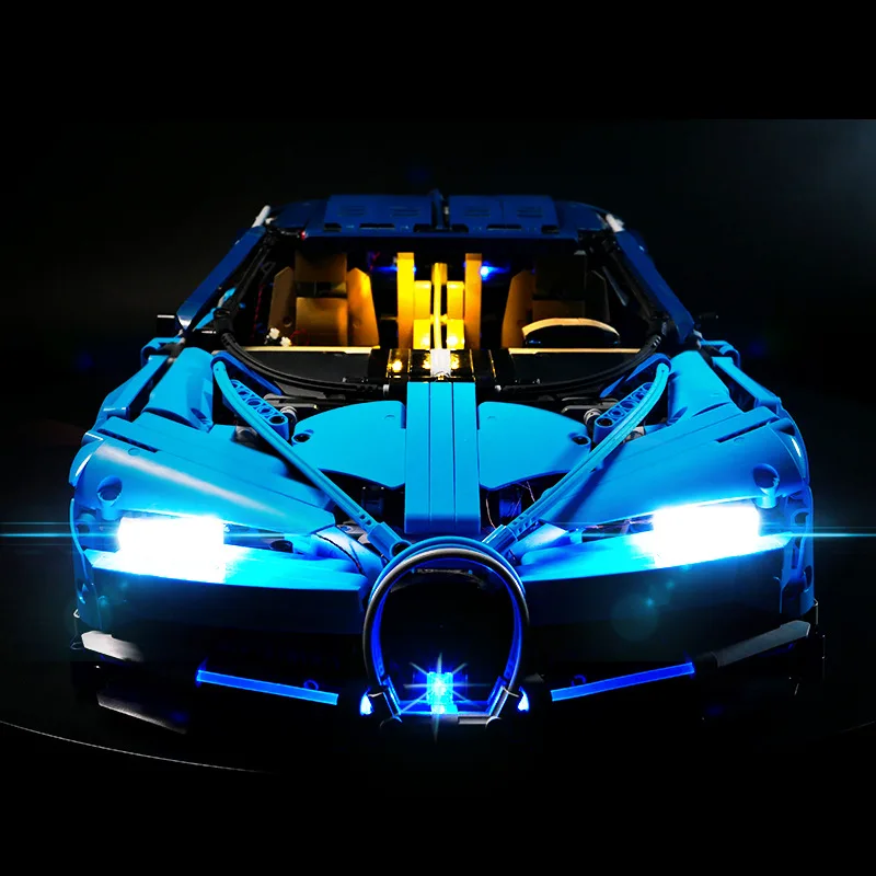 LED Light Set For 42083 Bugattied Chiron High-tech Set Building Blocks Toy (NOT Include The Model Bricks)