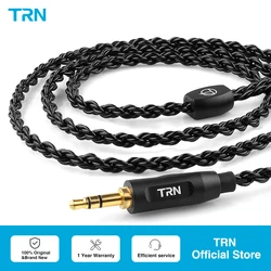 TRN A3 6 Core Earphones Cable  High Purity Copper Cable With 3.5mm MMCX/2PinTRN V90 V30 V80 TRN MT1 VX PRO Kirin MT3 ST5 BAX